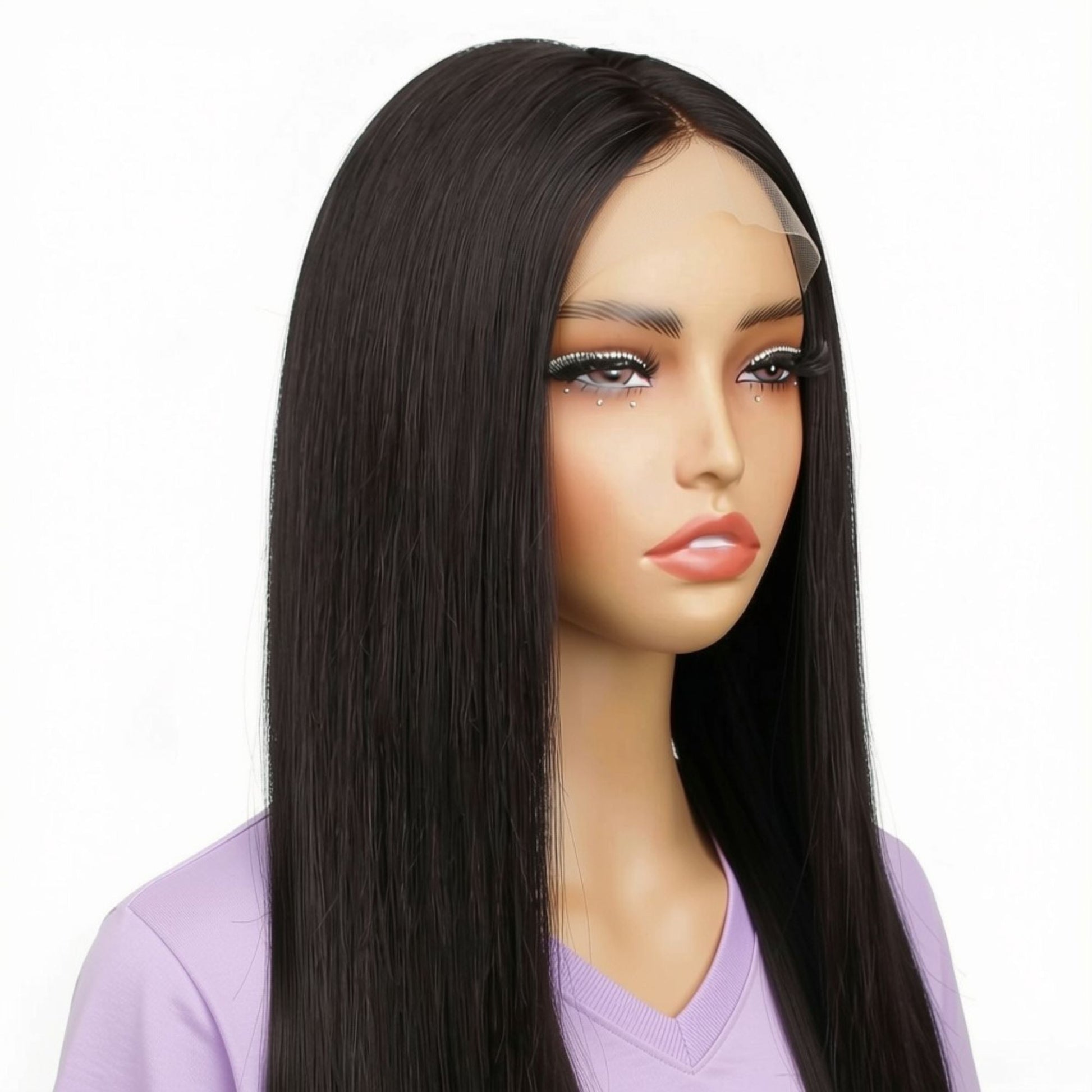Glueless Straight 2x6 HD Lace Closure Wig